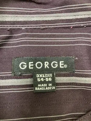 GEORGE/ジョージ/シャツ/ブラウス/トップス/パープル/3XL