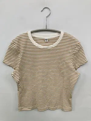 UNIQLO/ユニクロ/Tシャツ/カットソー/トップス/ベージュ/M
