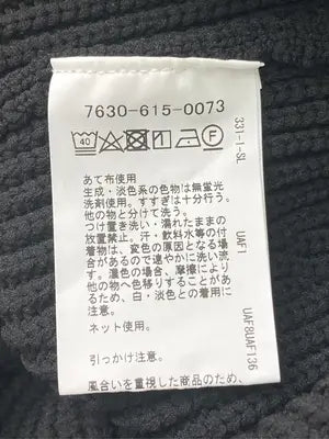 coen/コーエン/ニット/セーター/トップス/ブラック/MEDIUM
