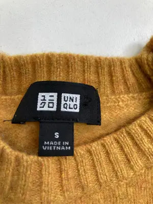UNIQLO/ユニクロ/ニット/セーター/トップス/オレンジ/S