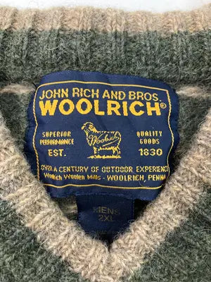 wool rich/ウールリッチ/ニット/セーター/トップス/カーキ/2XL