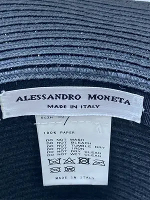 ALESSANDRO MONETA/ハット/帽子/ブラック/57