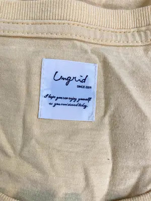 Ungrid/アングリッド/Tシャツ/カットソー/トップス/イエロー/F