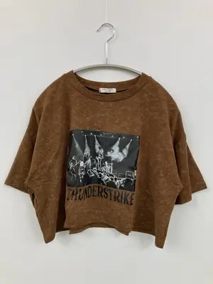 PALEMO STORE/Tシャツ/カットソー/トップス/ブラウン/M