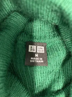 UNIQLO/ユニクロ/ニット/セーター/トップス/グリーン/M