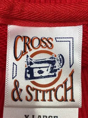 CROSS & STITCH/スウェット/トップス/レッド/X-LARGE