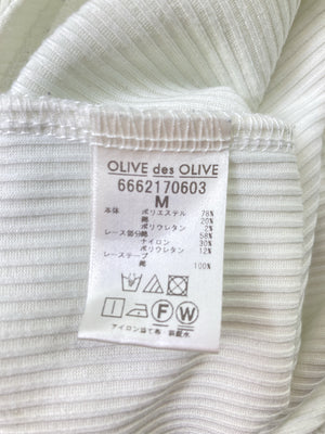 OLIVE des OLIVE/オリーブデオリーブ/Tシャツ/カットソー/トップス/ホワイト/M
