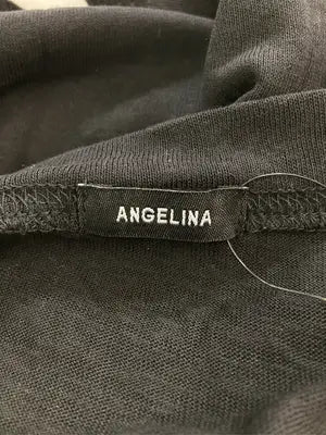 ANGELINA/アンジェリーナ/Tシャツ/カットソー/トップス/ブラック/M