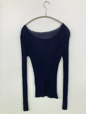 ニット/セーター/トップス/ネイビー