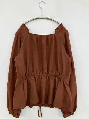 w closet/ダブルクローゼット/シャツ/ブラウス/トップス/ブラウン/F