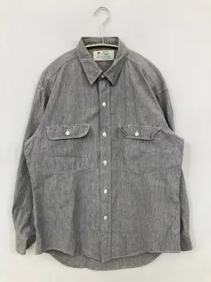 Hluctuer/シャツ/ブラウス/トップス/グレー/FREE SIZE
