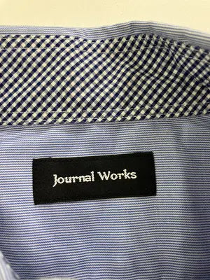 journal works/ビジネスシャツ/トップス/ブルー