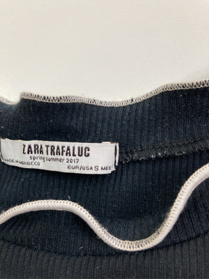 ZARA TRAFALUC/ザラトラファルック/Tシャツ/カットソー/トップス/ブラック/S