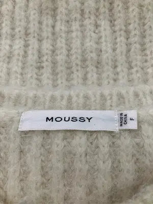 MOUSSY/マウジー/ニット/セーター/トップス/アイボリー/F