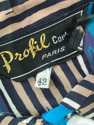 Profil/シャツワンピース/ワンピース/ドレス/スカイブルー/42