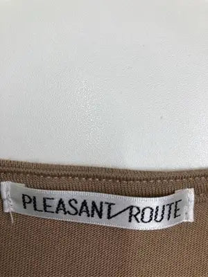 PLEASANT/ROUTE/カーディガン/ボレロ/トップス/ベージュ/M