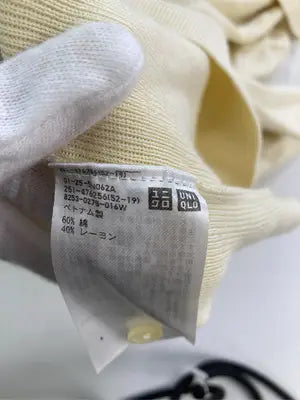 UNIQLO/ユニクロ/ポロシャツ/トップス/アイボリー/S