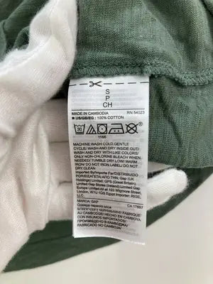 GAP/ギャップ/Tシャツ/カットソー/トップス/カーキ/S