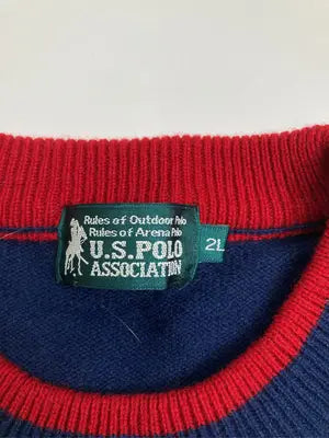 UNITEDSTATES POLO ASSOCIATION/ニット/セーター/トップス/ネイビー/2L
