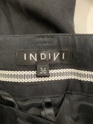 INDIVI/インディヴィ/スラックス/パンツ/ブラック/36