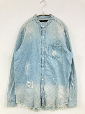 Confirm/コンファーム/シャツ/ブラウス/トップス/スカイブルー/L