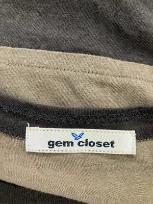 rem closet/Tシャツ/カットソー/トップス/ブラウン