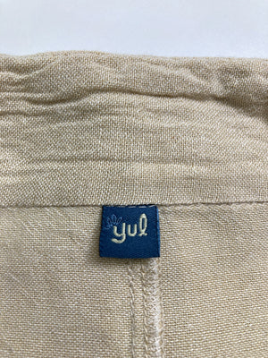 yul/ユル/シャツワンピース/ワンピース/ドレス/ベージュ