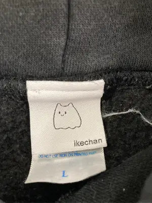 ikechan/パーカー/トップス/ブラック/L