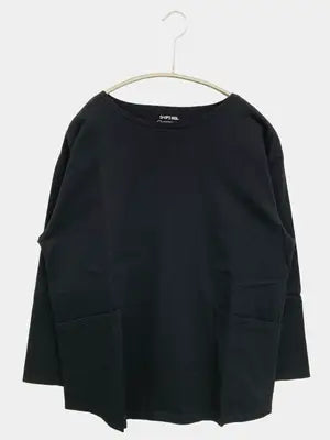 SHIPS any/Tシャツ/カットソー/トップス/ブラック/S