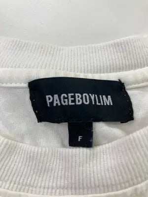 PAGEBOYLIM/ページボーイリム/Tシャツ/カットソー/トップス/ホワイト/F