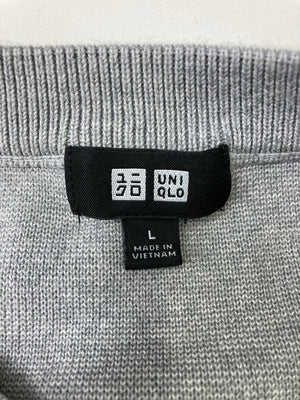 UNIQLO/ユニクロ/ニット/セーター/トップス/グレー/L