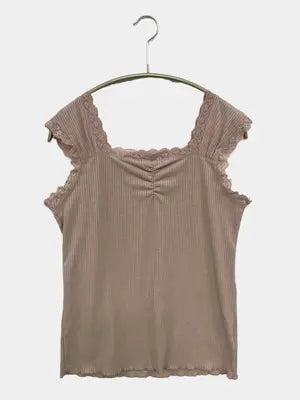 OFALO/Tシャツ/カットソー/トップス/ベージュ/M