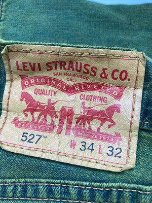 LEVI STRAUSS & CO./リーバイストラウスアンドカンパニー/デニムパンツ/パンツ/グリーン/W34   L32