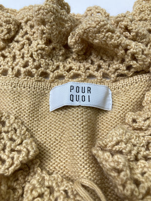 POUR QUOI/ニット/セーター/トップス/ベージュ/38