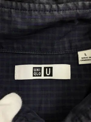 UNIQLO/ユニクロ/シャツ/ブラウス/トップス/ネイビー/L