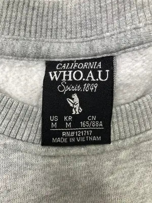 Calfornia Who .a.u/スウェット/トップス/グレー/US M