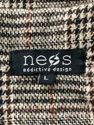 neos addictive design/ネオス/ブルゾン/ジャケット/アウター/ブラウン/L