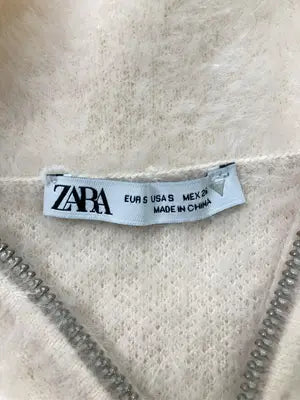 ZARA/ザラ/シャツ/ブラウス/トップス/ベージュ/EUR S