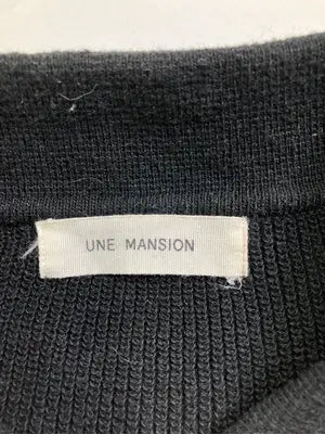 UNE MANSION/ウメマンション/ニット/セーター/トップス/ブラック/F