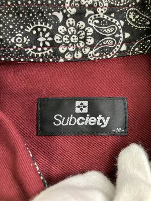Subciety/サブサエティ/シャツ/ブラウス/トップス/レッド/M
