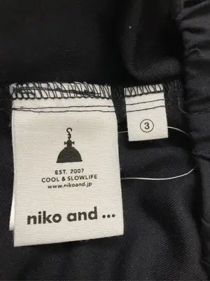 niko and .../ニコアンド/その他パンツ/パンツ/ブラック/3