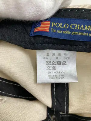 POLOCHAMPS/キャップ/帽子/ベージュ