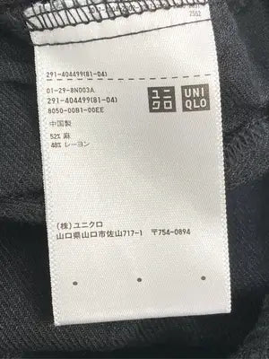 UNIQLO/ユニクロ/サロペット/オーバーオール/オールインワン・サロペット/ブラック/S
