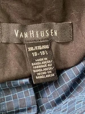 VAN HEUSEN/ヴァンヒューゼン/シャツ/ブラウス/トップス/ブルー/XXL