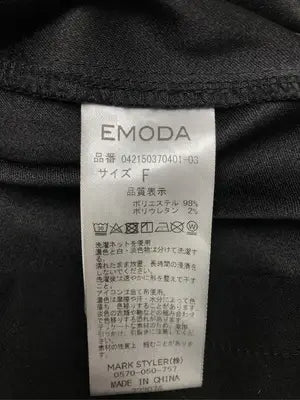 EMODA/エモダ/シャツ/ブラウス/トップス/ブラック/F