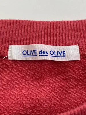 OLIVE des OLIVE/オリーブデオリーブ/スウェット/トップス/レッド/F