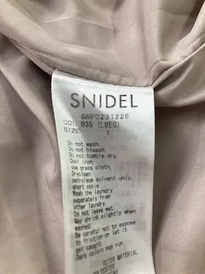 SNIDEL/スナイデル/ワンピース/ワンピース/ドレス/ベージュ/1