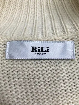 RiLi.tokyo/リリドットトーキョー/ニット/セーター/トップス/アイボリー/F