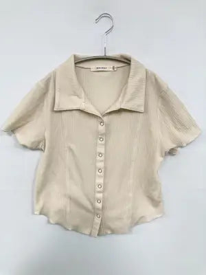MOUSSY/マウジー/シャツ/ブラウス/トップス/アイボリー/F