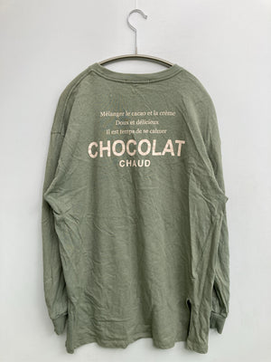 AQUAHISTORY/Tシャツ/カットソー/トップス/グリーン/L